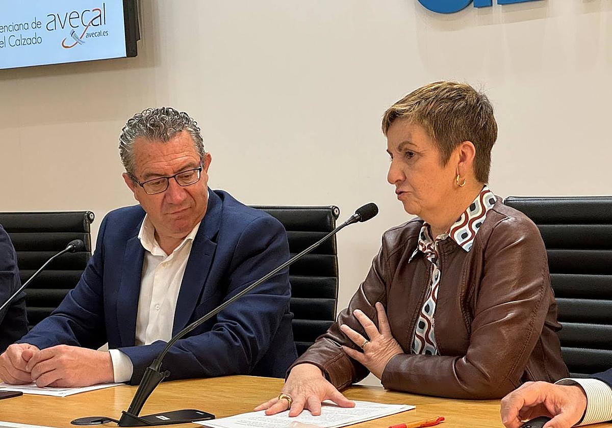 La presidenta de Avecal, Marian Cano, durante la presentación del informe.