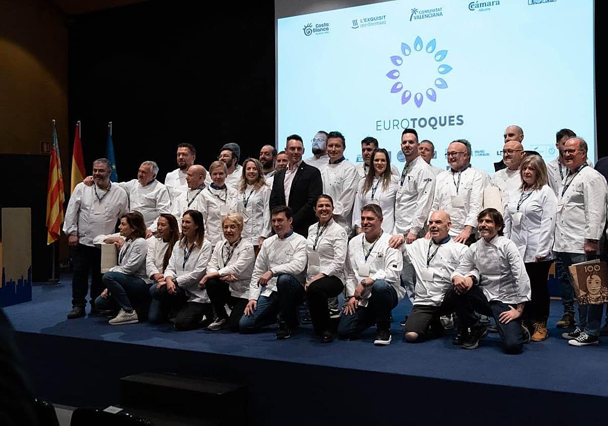 Cocineros de la asociación Euro-Toques.