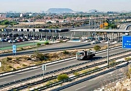Autopista AP-7 en el tramo de El Campello.
