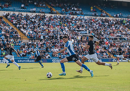 Jugada del Hércules CF.