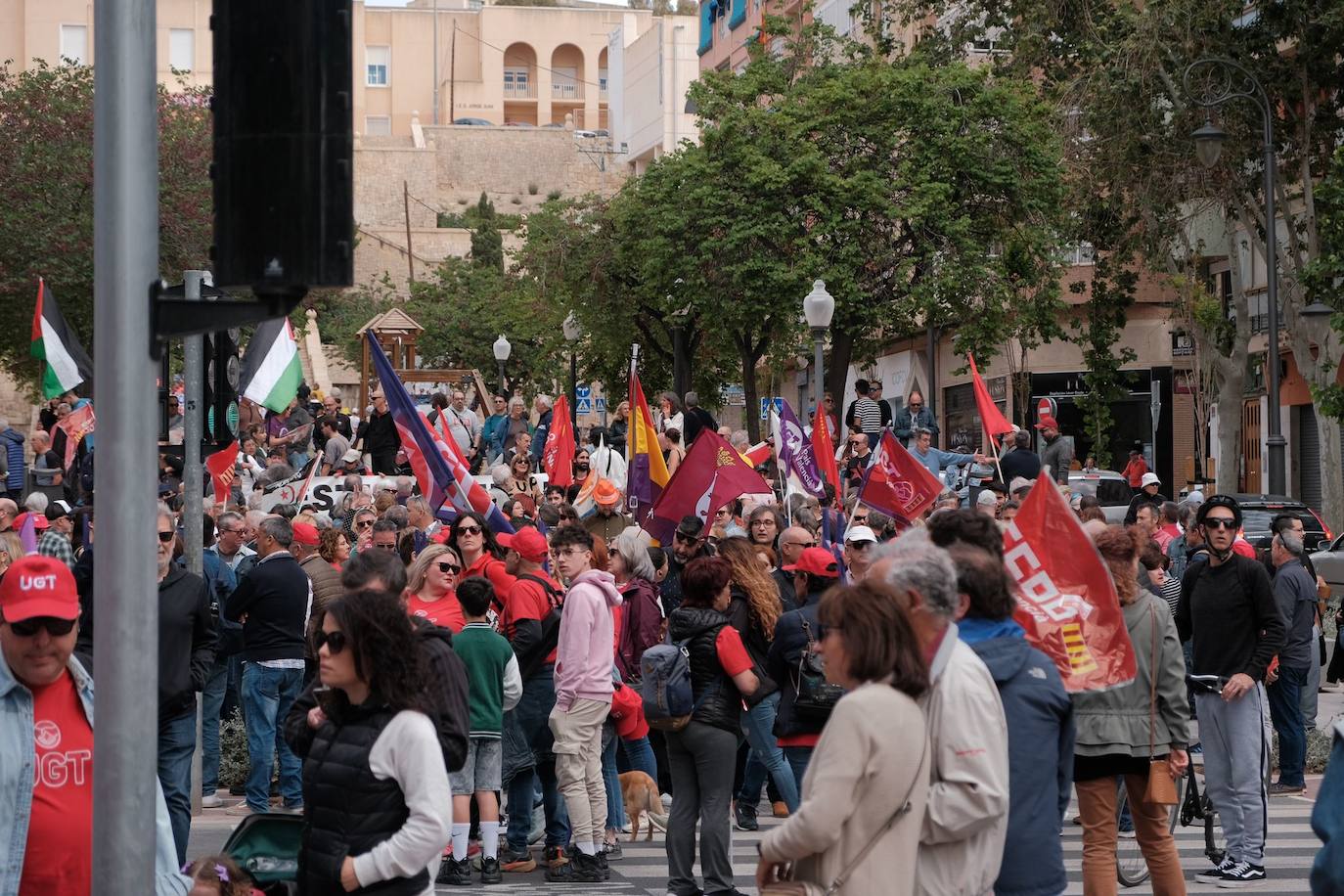 Los trabajadores toman el centro de Alicante