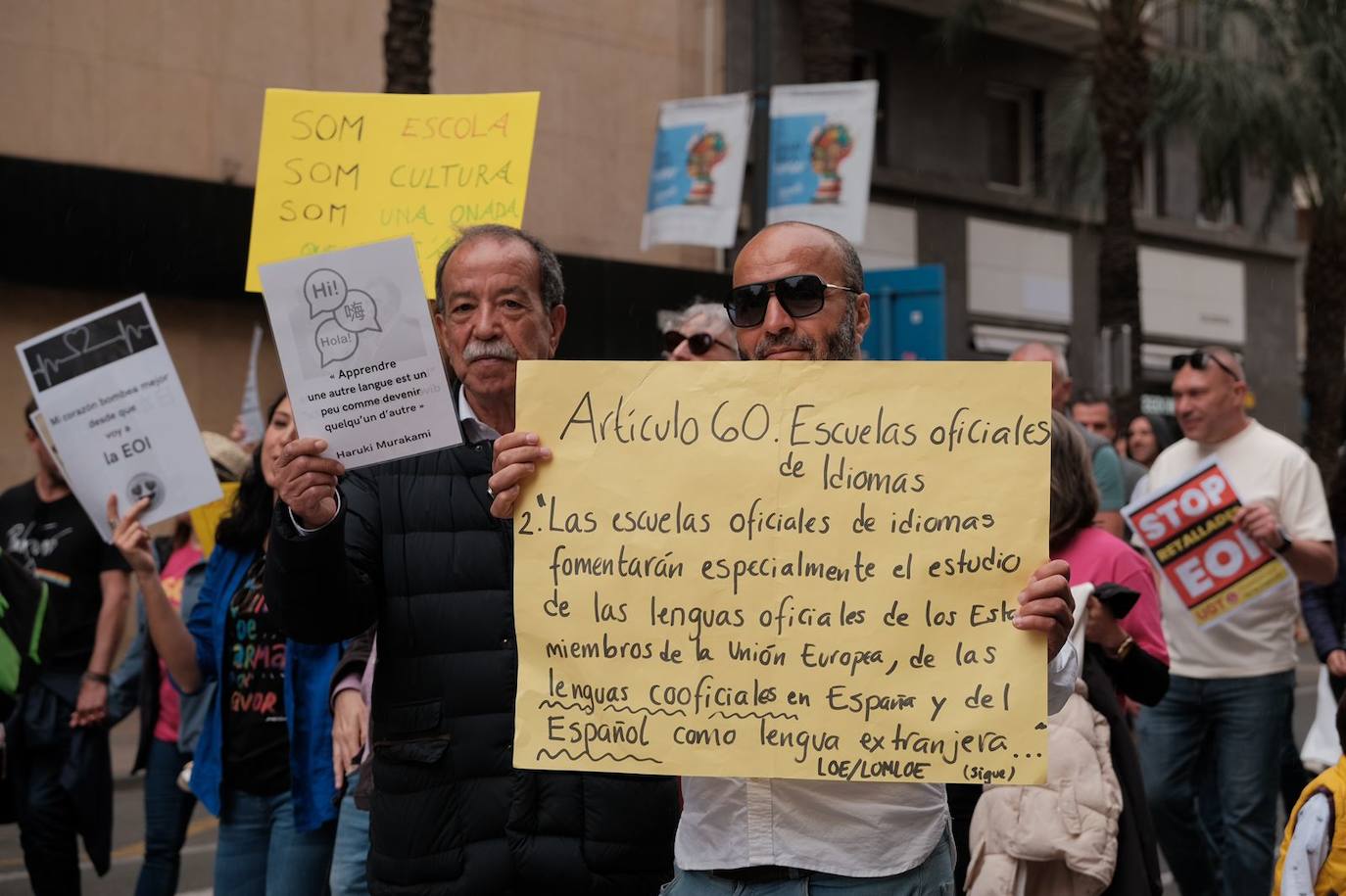 Los trabajadores toman el centro de Alicante