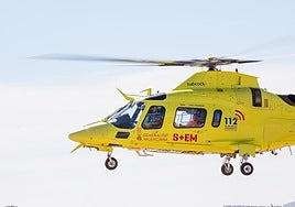 Helicóptero medicalizado.