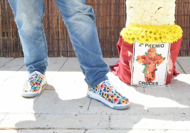 Zapatos de Vicente Cutanda en las Cruces de Mayo de Alicante.