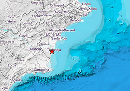 Lugar donde se ha registrado el terremoto.