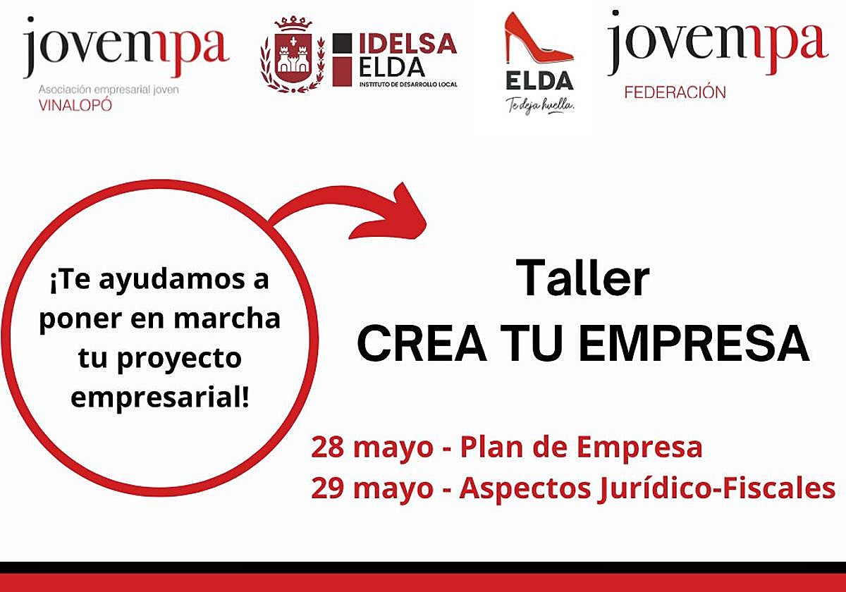 Carcel del ciclo de talleres 'Crea tu empresa'.