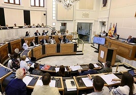 Sesión del Pleno de la DIputación de Alicante.