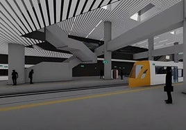 Futura estación central de Alicante.