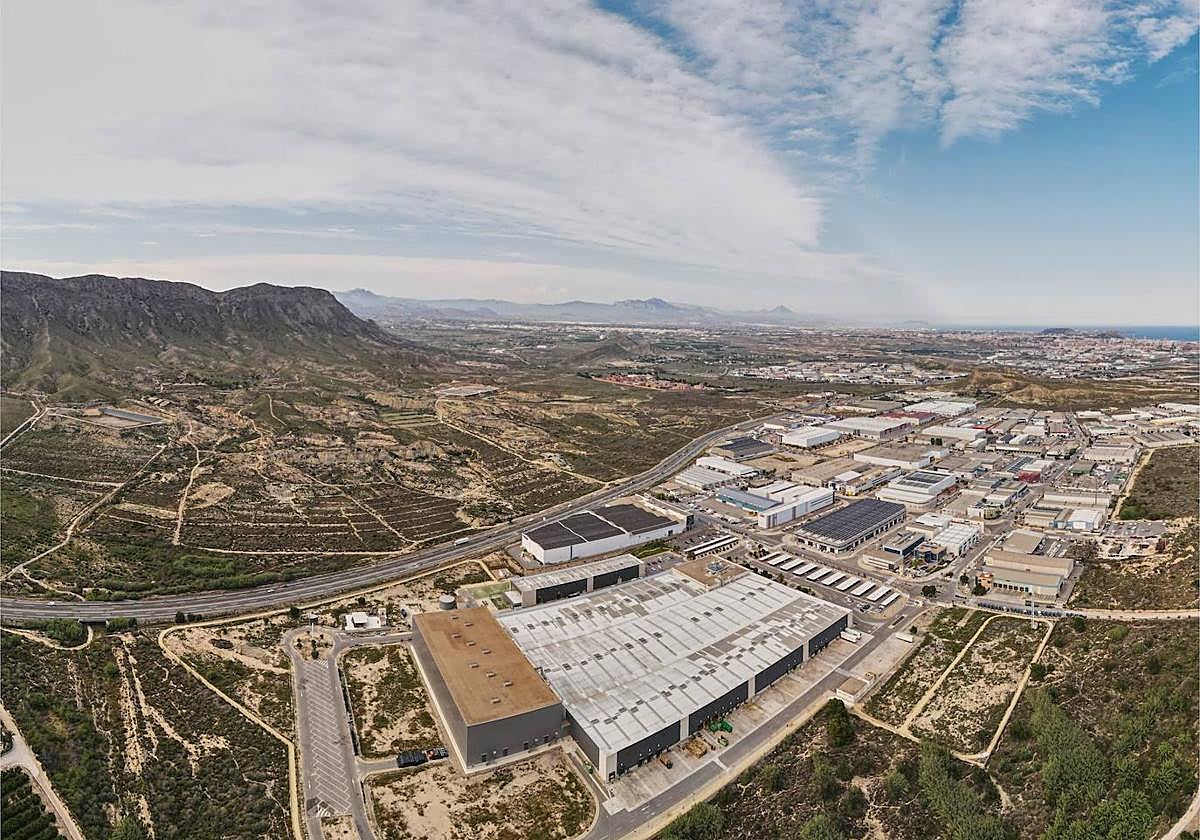 Área industrial de Alicante.