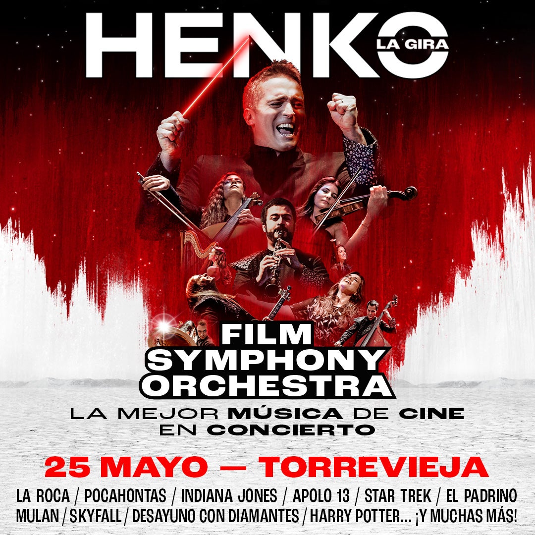Cartel de la gira 'Henko', que ofrecerá una conmovedora experiencia inspirada en las mejores bandas sonoras de todos los tiempos.