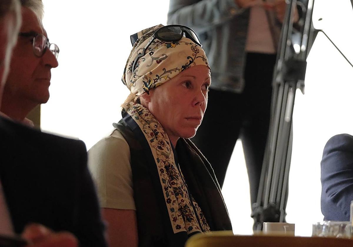 La princesa Kalina de Bulgaria, en el desayuno del Club Cámara en el Petímetre.