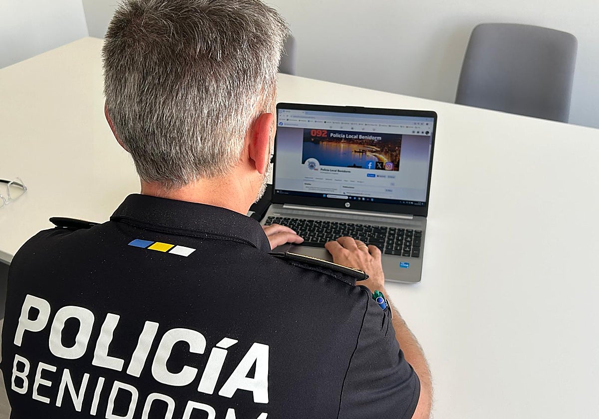 Imagen del CM de la Policía Local de Benidorm