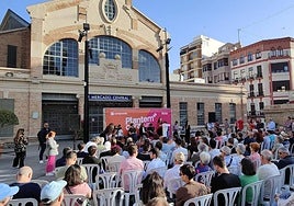 Imagen del mitin de Sumar en Alicante.
