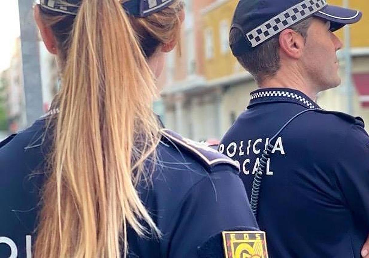 Agentes de la Policía Local de Elche.