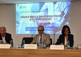 Apertura de la I Jornada de Médicos de Administraciones Públicas de la Provincia de Alicante.