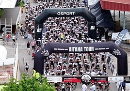 Imagen de la salida de la pasada edición de la Aitana Tour