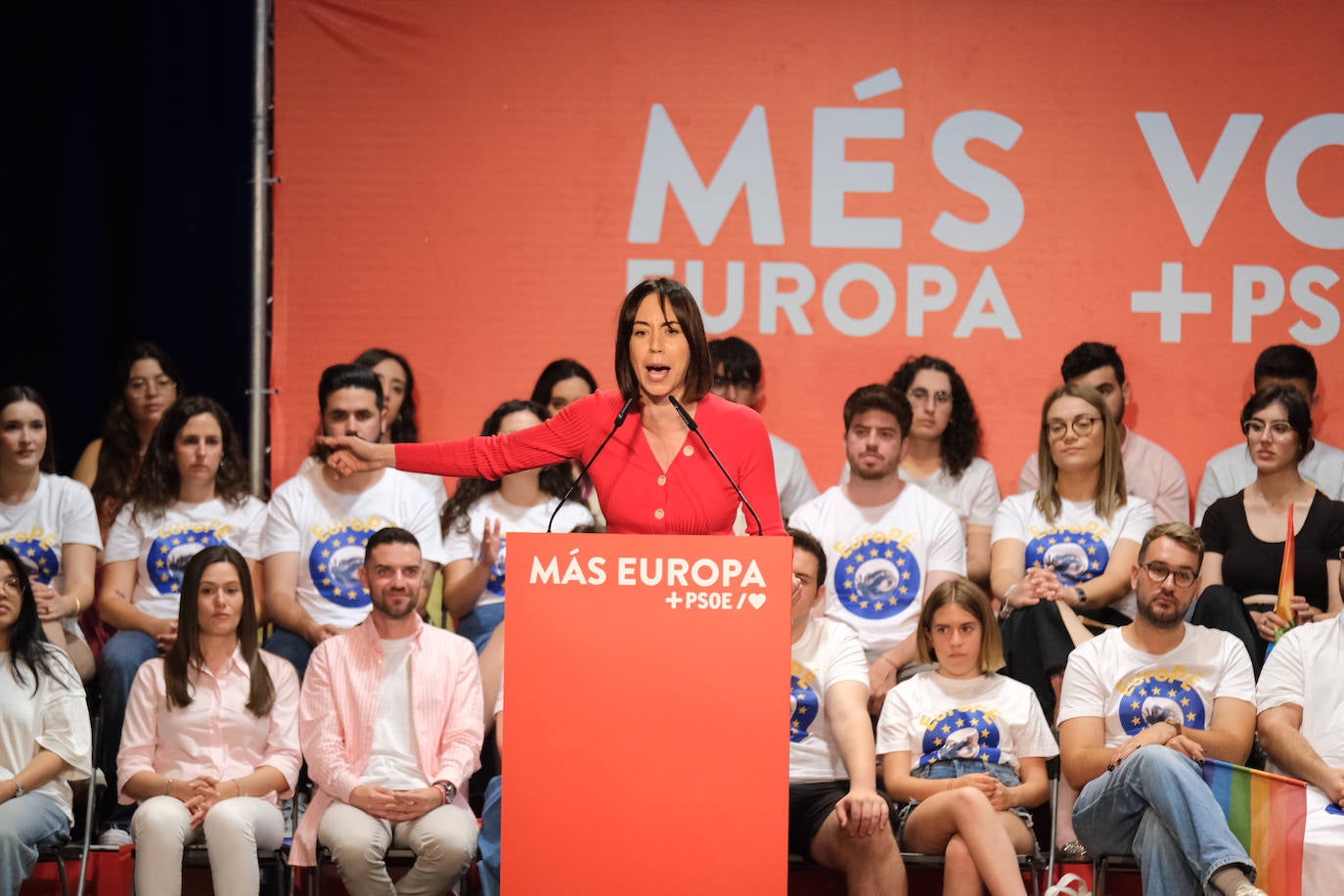 Morant en el acto del PSOE en Alicante.
