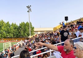 Gran ambiente en la Ciudad Deportiva en la anterior eliminatoria.