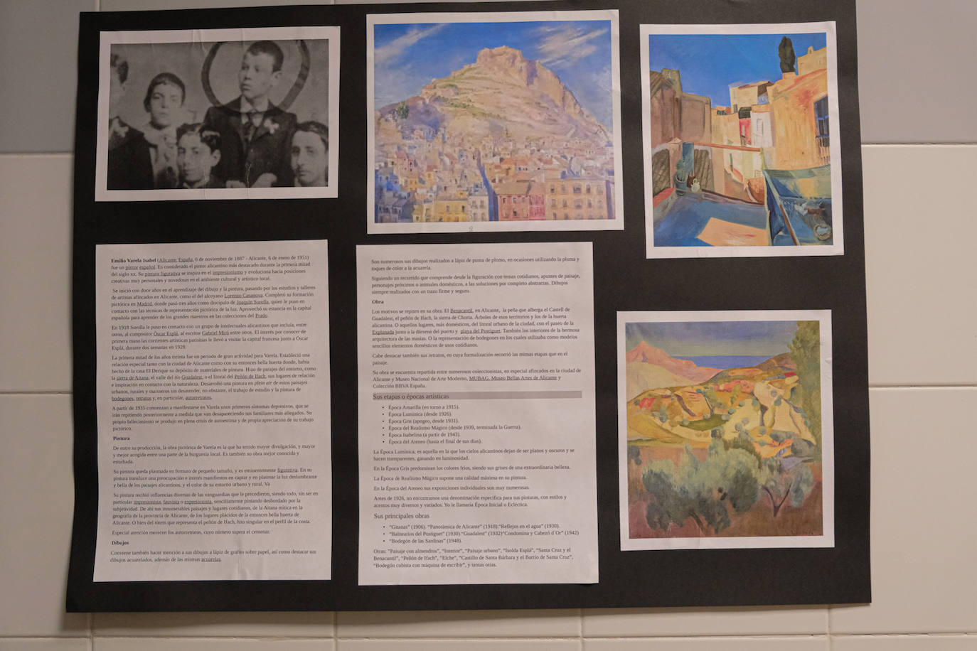 El arte de Gastón Castelló y Eusebio Sempere se reinventa en un colegio de Alicante