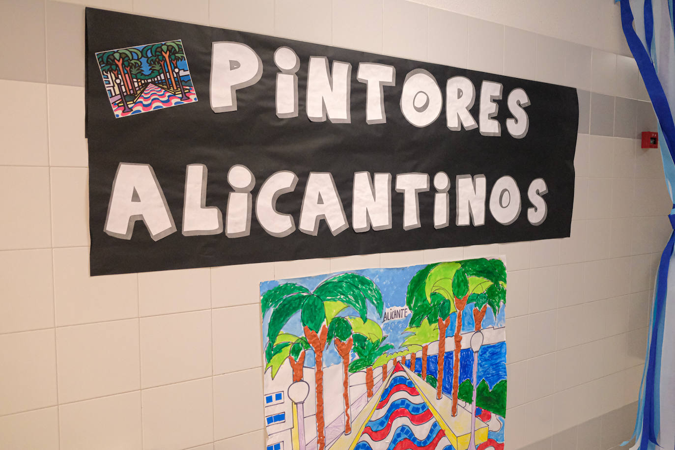 El arte de Gastón Castelló y Eusebio Sempere se reinventa en un colegio de Alicante
