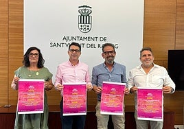 Presentación del racó popular en las fiestas de Hogeuras de San Vicente.