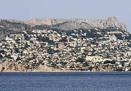 Vista de Maryvilla en Calpe.
