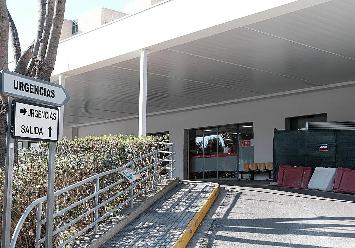Imagen hecha a principios de años del acceso a urgencias del Hospital de Sant Joan.