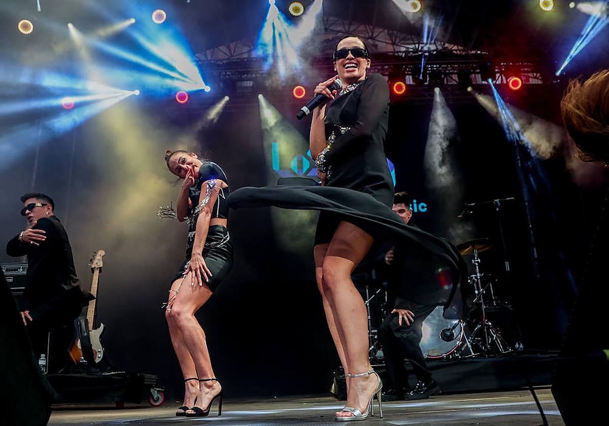 Actuación de Chanel durante un concierto en Madrid.