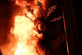 Imágenes de la Cremà.