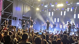 Ciudad Jara durante su concierto.