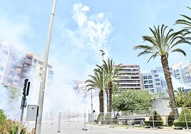 Macletà en Luceros en las Hogueras 2023.