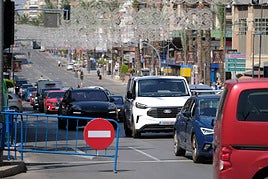 Cortes de tráfico en Hogueras.