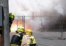 Mascletà en Luceros en las Hogueras 2023.