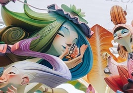 Hoguera infantil de Baver-Els Antigons, primer premio 2023.