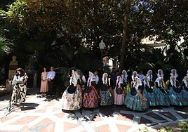 Homenaje al escritor Gabriel Miró.