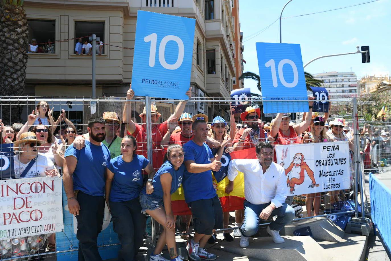 Las peñas de las mascletàs dan un 10 a Mediterráneo.