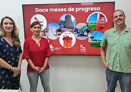 Portavoces del gobierno local de Elda.