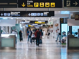 Llegadas del aeropuerto de Alicante.