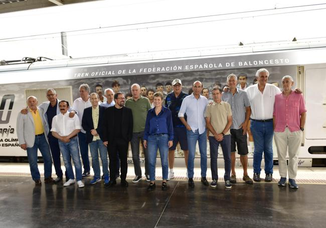 Leyendas de la selección en Alicante.