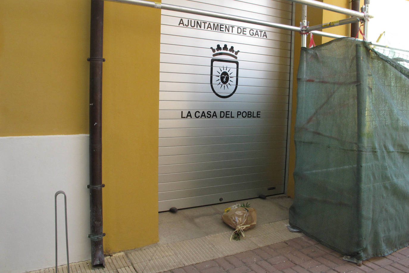 Manifestación de repulsa en Gata de Gorgos por el asesinato de David Lledó