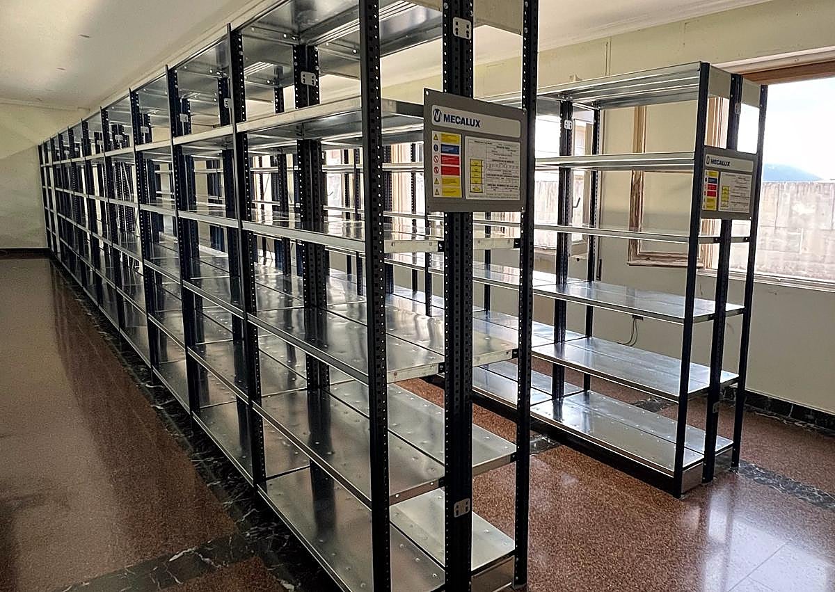 Imagen secundaria 1 - Sala habilitada en el centro cultural municipal que albergará el fondo documental de la escritora.