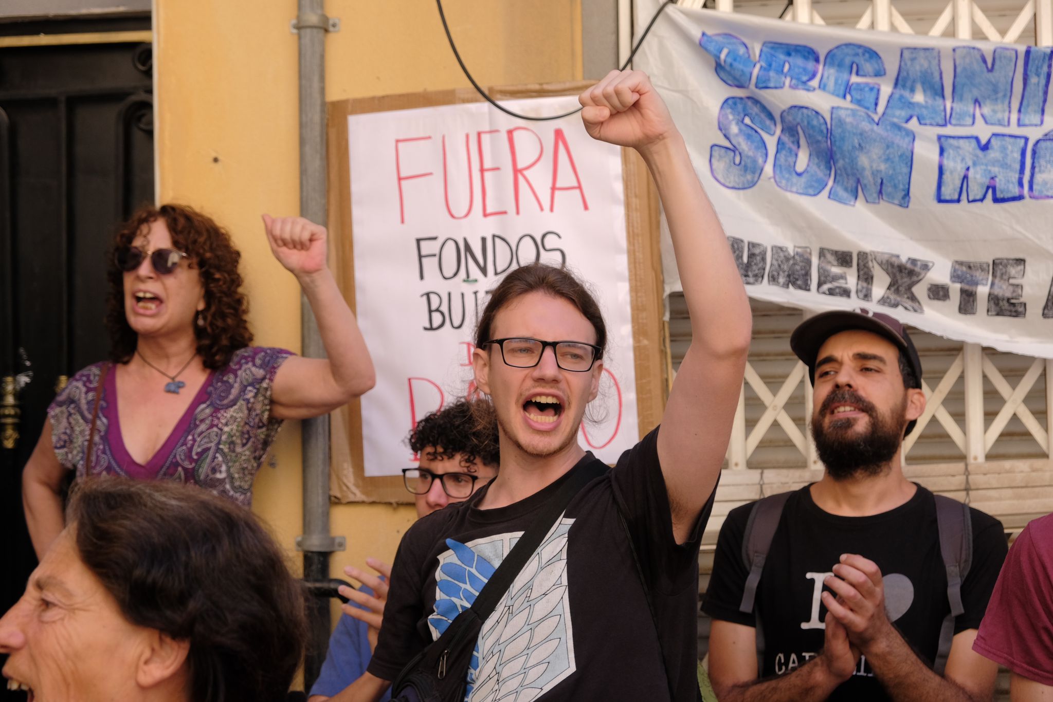 Imágenes del intento de desahucio en el barrio Virgen del Carmen de Alicante