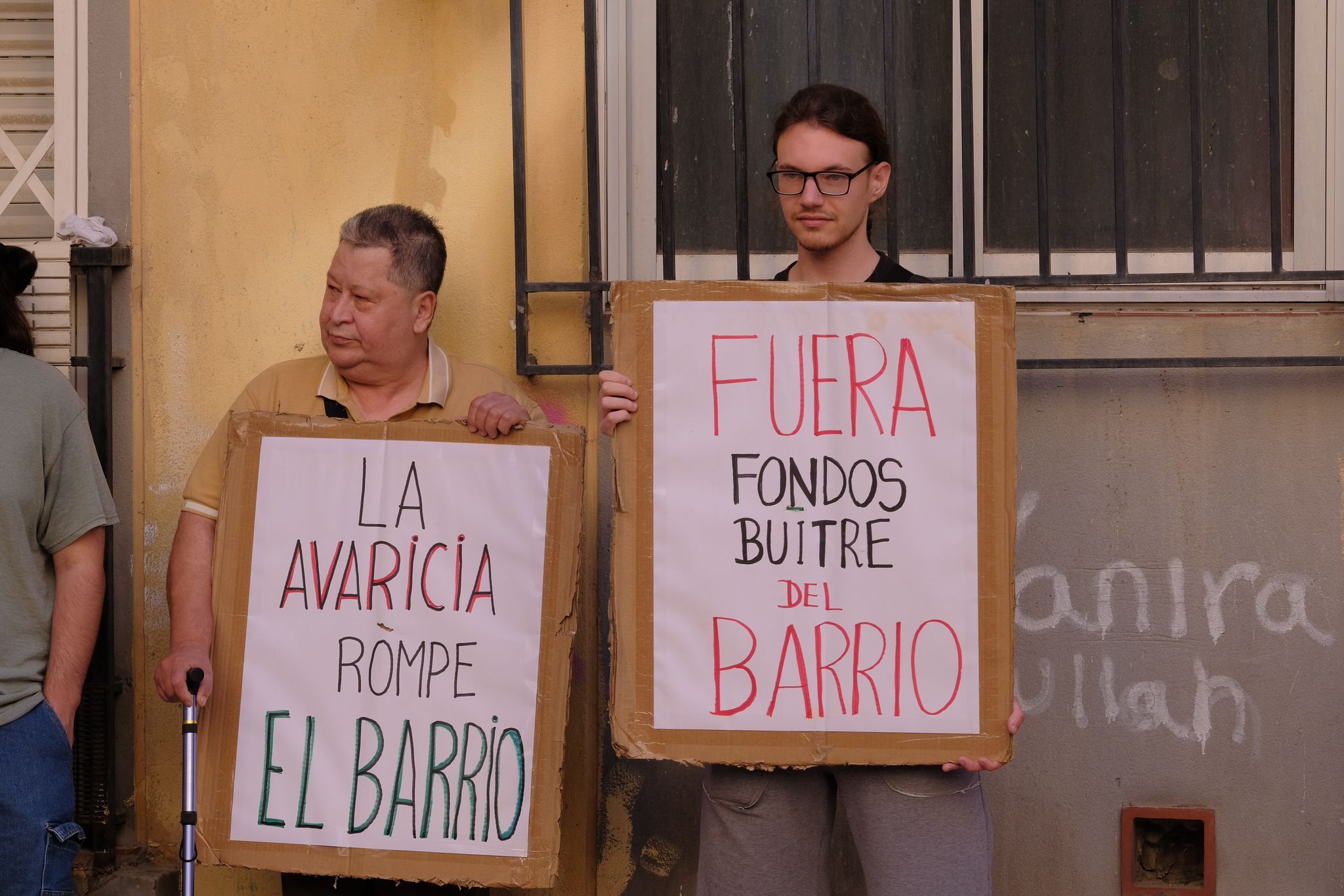 Imágenes del intento de desahucio en el barrio Virgen del Carmen de Alicante