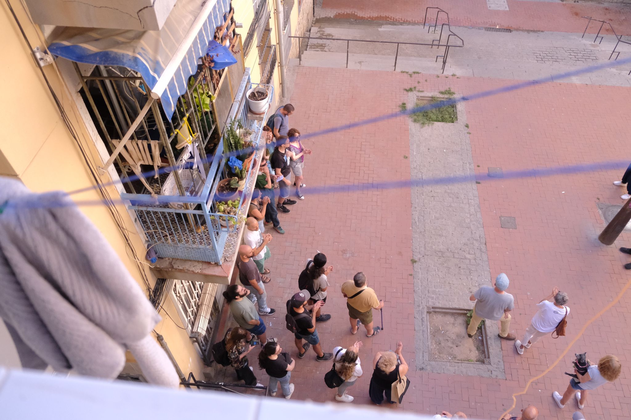 Imágenes del intento de desahucio en el barrio Virgen del Carmen de Alicante