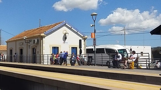 Estación del Tranvía en Calpe.