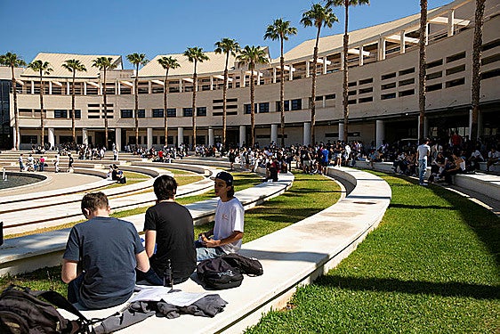 Estudiantes durante la PAU 2024 en la Universidad de Alicante