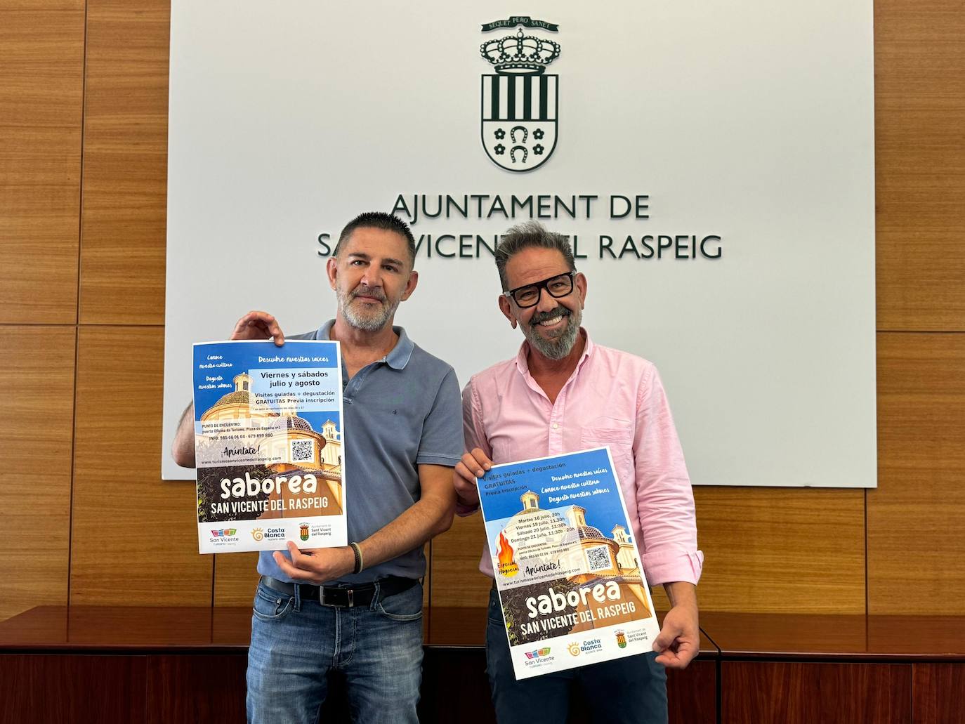 Acto de presentación de la campaña.