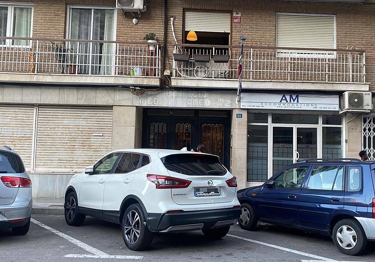 Vivienda en la calle Virgen del Socorro donde ocurrió el crimen.
