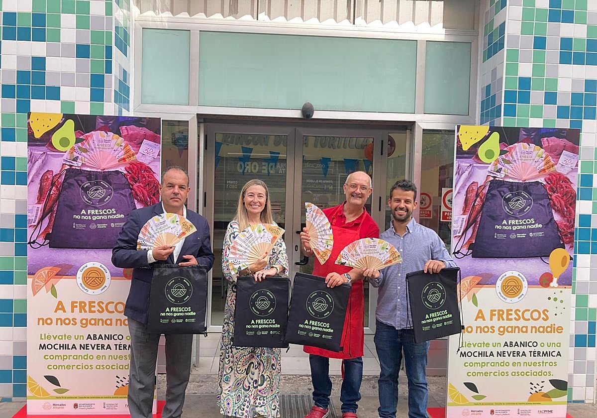 Presentación de la campaña de productos frescos en los mercados municipales de Alicante.