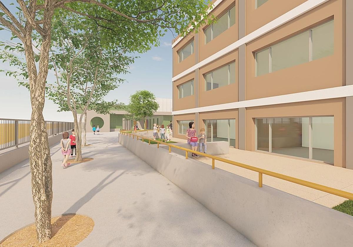 Imagen principal - Reconstrucción virtual del proyecto.